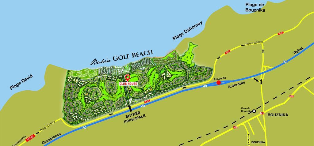 Bahia Golf Beach Bouznika Appart Luaran gambar